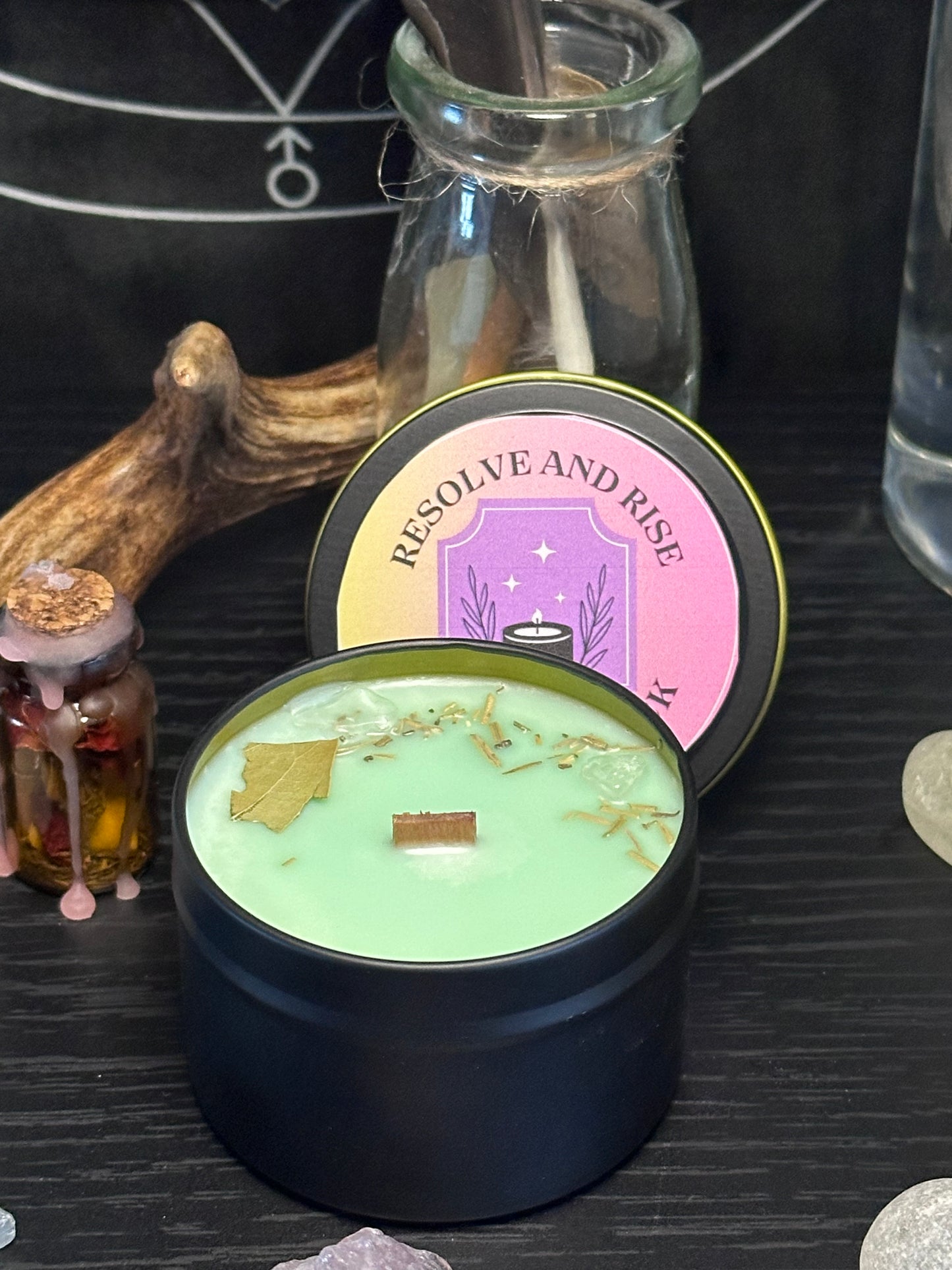 Resolve & Rise – Manifestation Candle