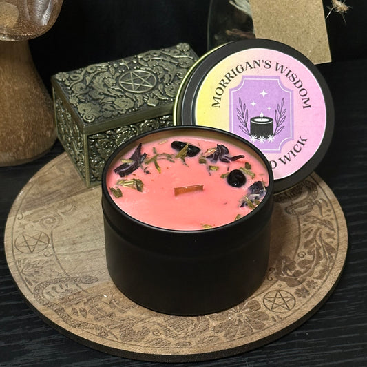 Morrigan’s Wisdom Candle – Deity Candle for Protection & Power