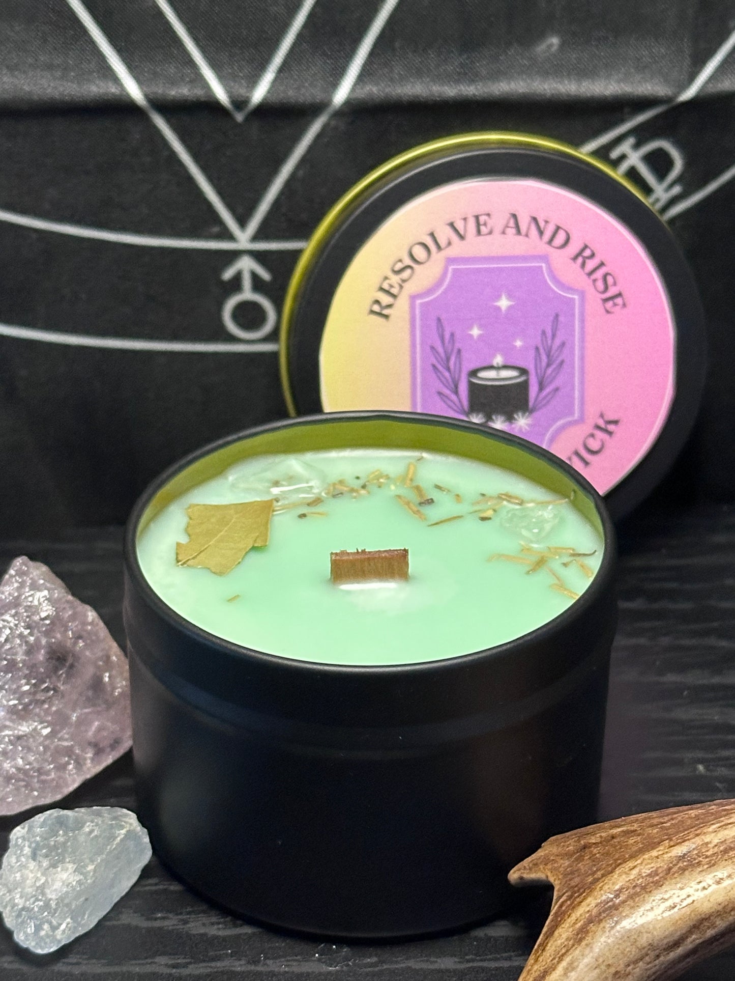 Resolve & Rise – Manifestation Candle
