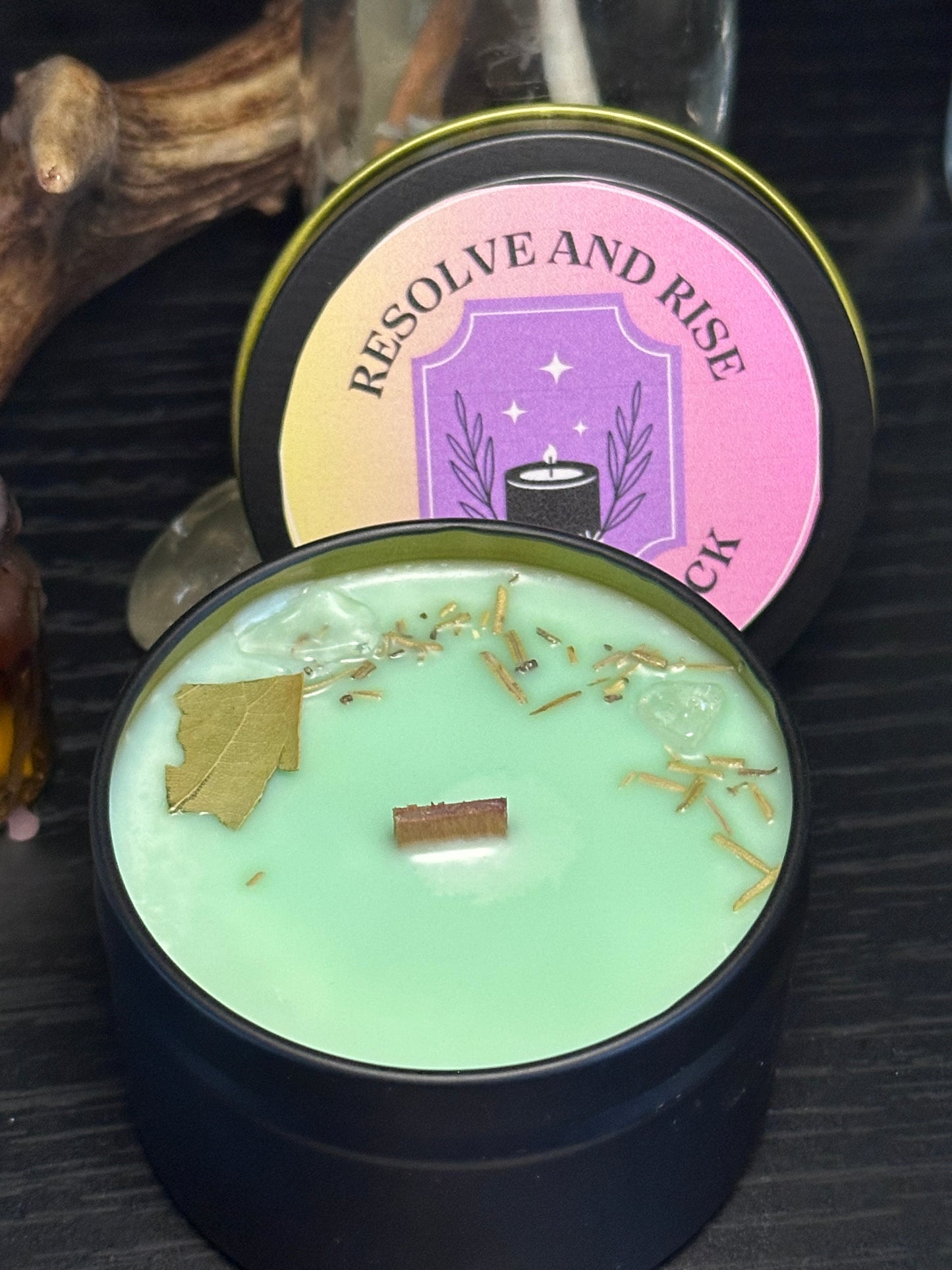 Resolve & Rise – Manifestation Candle