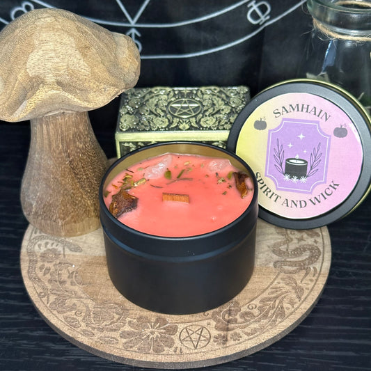 🔮 Samhain Candle | Soy Wax • Wooden Wick • 100g