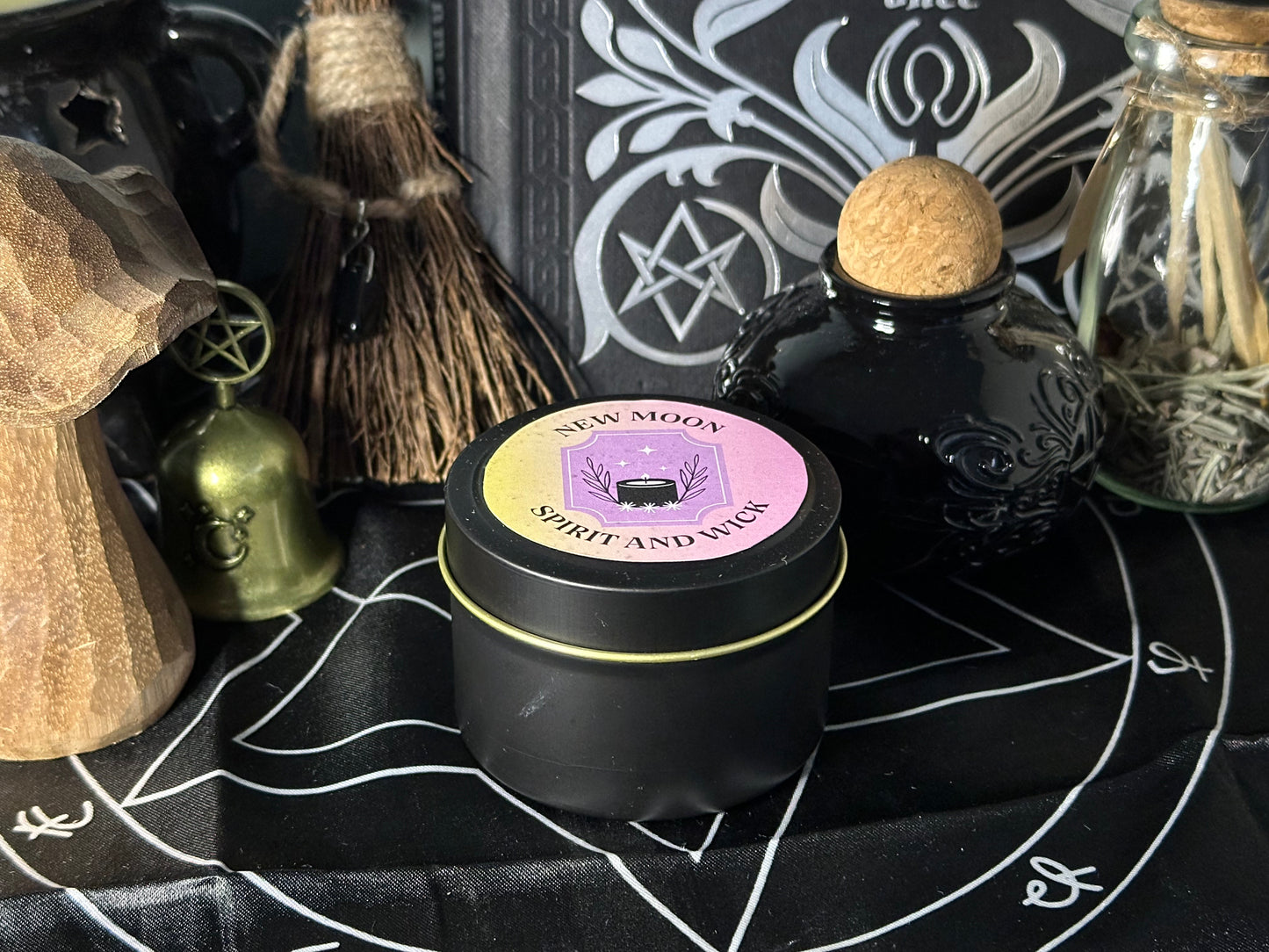 New Moon Cleansing Candle