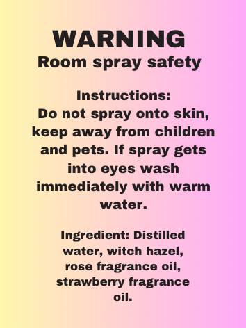 Love Room Spray